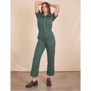 Big bud press jumpsuit dark emerald green XXS